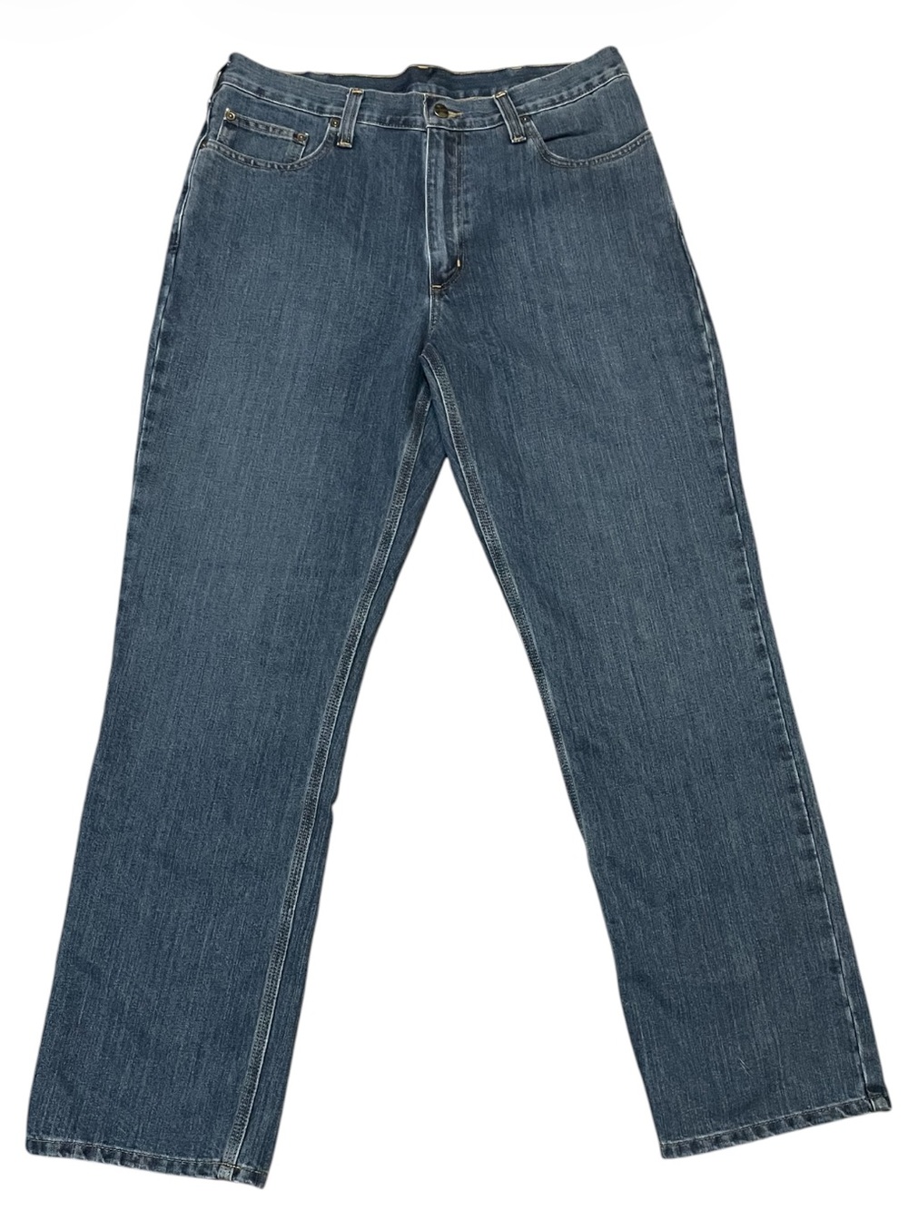 Men's Carhartt Holter Relaxed Fit Straight
Leg Jeans 36x34 Blue Denim